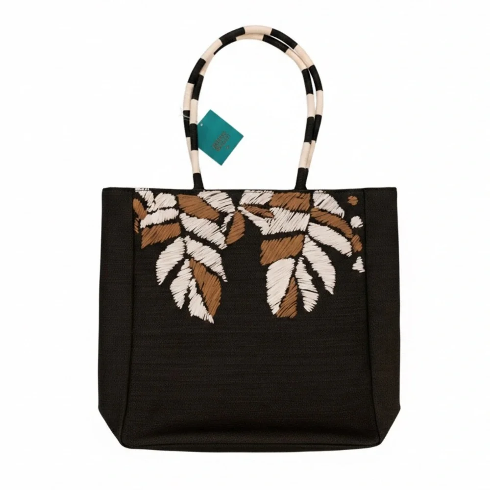 Tabitha Brown x Target Large Woven Palm Tote Bag NWT